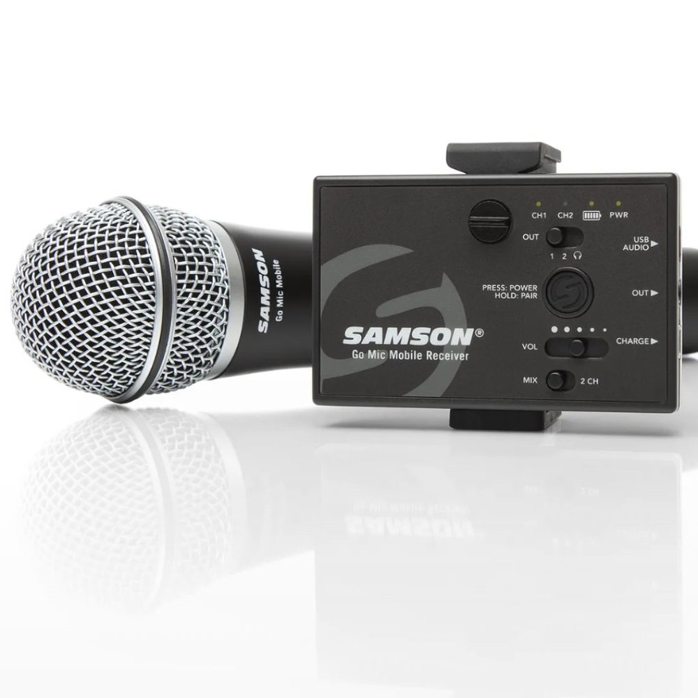 Samson Go Mic Mobile, Professional Handheld Wireless System for Mobile Video